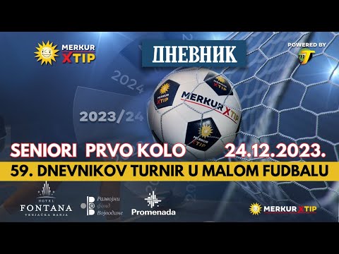 59. Dnevnikov turnir - Nedelja 24.12.2023. (SENIORI, Prvo kolo)