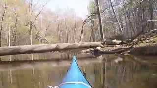 Kayaking Little Seneca Lake - 21 minutes in about a minute