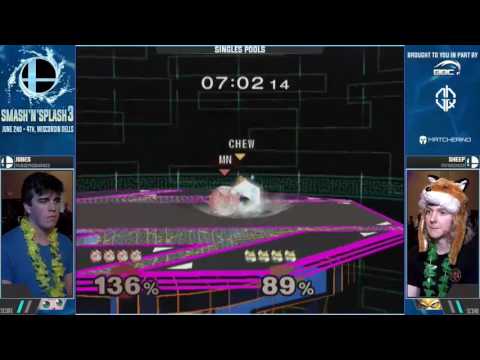 Smash 'N' Splash 3 - Sheep (Fox) vs. Jobes (Jigglypuff) - Round Robin Pools