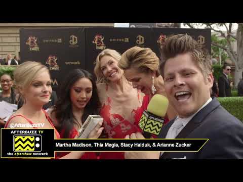 Martha Madison, Thia Megia, Stacy Haiduk, & Arianne Zucker Interview at the 2019 Daytime Emmy Awards