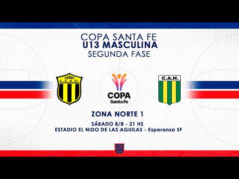 COPA SANTA FE U13 MASCULINA | Zona Norte 1 | Central de Ceres vs. Huracán de San Javier