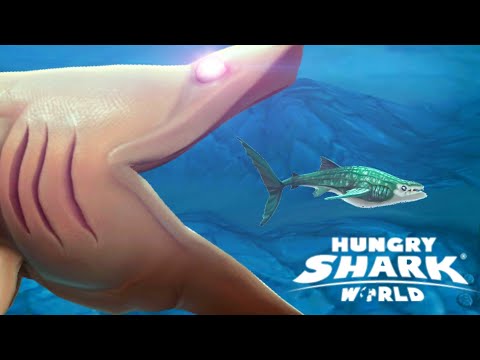 HUNGRY SHARK WORLD - NEW GIANT MONSTER BASKING SHARK  - HUNGRY SHARK WORLD GEMS AND COINS MOD 2023