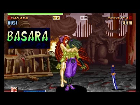 Samurai Shodown IV: Basara playthrough lvl-4 bust【60fps】