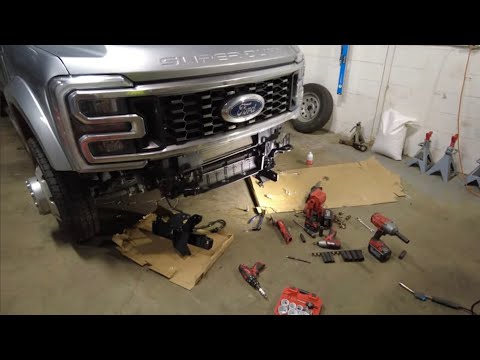 How to Install a Fisher/Western Snow Plow mount on Ford Truck | Step-by-Step Guide