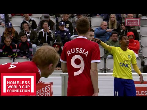 Oslo 2017 - Men's Homeless World Cup Semi Final - Brazil v Russia