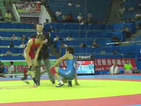 VAN EKELENBURG KRISTEL (NED) -- NASANBURMAA OCHIRBAT (MGL)  1/8 Finale