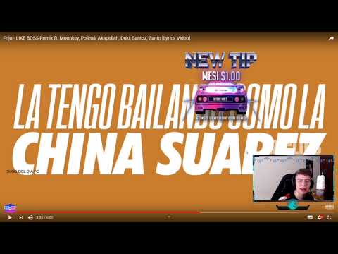 UNICORNIO REACCIONA A FRIJO - LIKE BOSS ft DUKI, AKAPELLAH, SANTOZ, MOONKEY, POLIMÁ, ZANTO