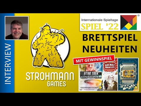 SPIEL 22 Neuheiten + Gewinn /Strohmann Games Brettspiele Vorschau Spielmesse SPIEL 2022 in Essen