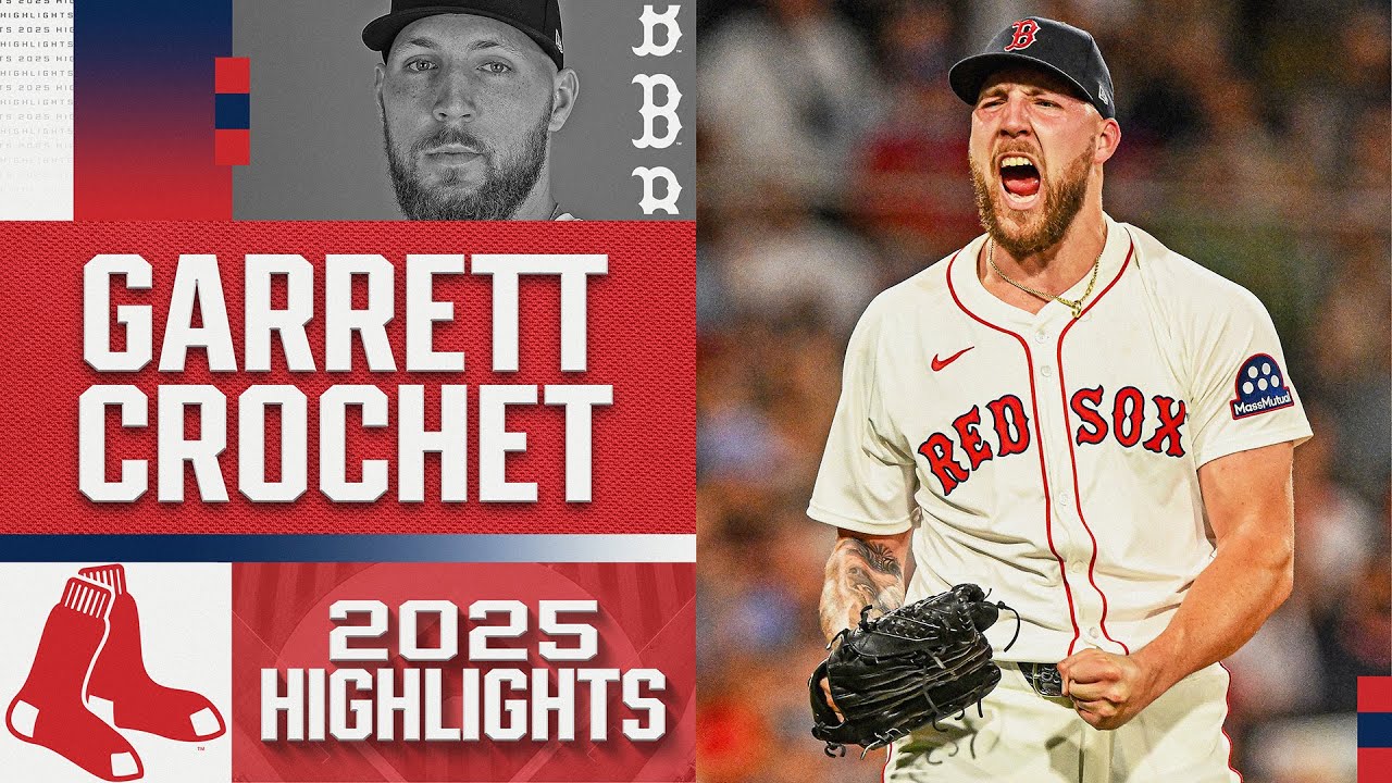 Garrett Crochet was NASTY in his first season with the Red Sox 🐷 (2025 AL Cy Young runner-up)