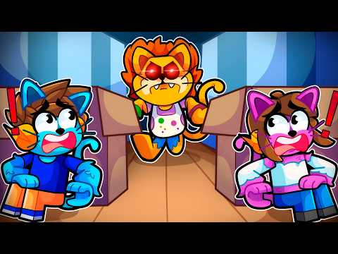 JOGANDO ESCONDE-ESCONDE de GATOS no Roblox!