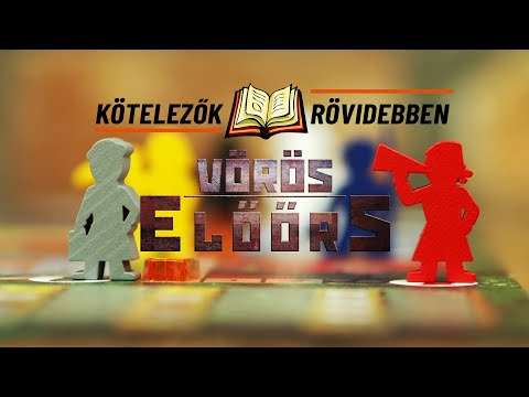 Vörös Előőrs társasjáték  Kötelezők rövidebben (szabálymagyarázó) - reflexshop