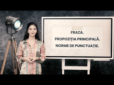 Propoziția principală și norme de punctuație - Clasa a VII-a