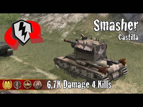 Smasher  |  6,7K Damage 4 Kills  |  WoT Blitz Replays