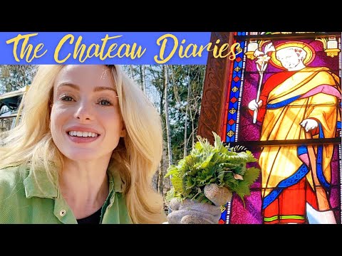 A Satisfying Day of CHATEAU RENOVATION + Stained Glass Restoration & Ukrainian Nettle Soup!