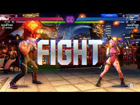 SF6 Nuckledu (Guile) VS (Cammy) Punk