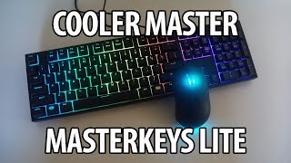 Video thumbnail for Cooler Master MasterKeys Lite | Lighting Effects by ThinkComputers