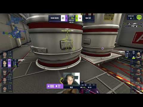 NILO INSANE 1VS2 CLUTCH - YOUNG NINJAS VS MOUZ NXT - WePlay Academy League - CSGO