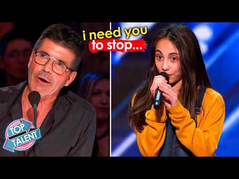 She’s 12. Simon STOPS Her. What She Sings Next Left Him in AWE! 😳