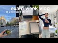 realistic exam week vlog as a stressed student🎧 cramming, productivity and coffee;)