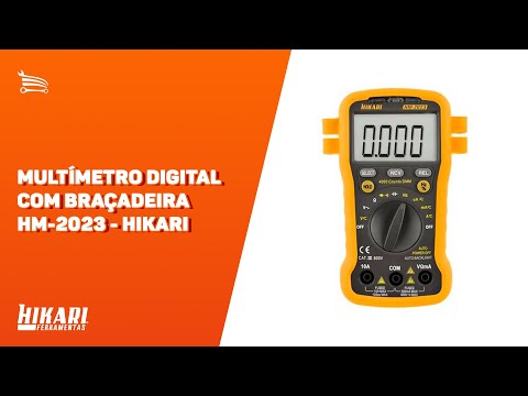 Multímetro Digital com Braçadeira HM-2023 - Video