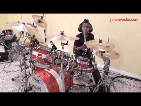 Red Hot Chili Peppers - Can't Stop, 8 Year Old Drummer, Jonah Rocks