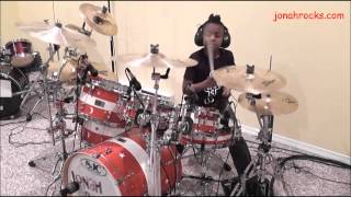 Red Hot Chili Peppers - Can't Stop, 8 Year Old Drummer, Jonah Rocks