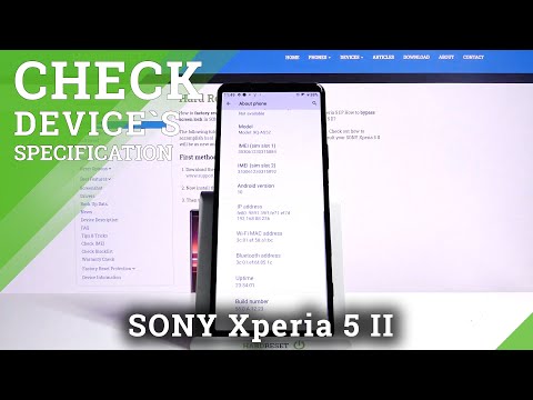 How to Find Specifications of Sony Xperia 5 II - Check Your Phone Specs