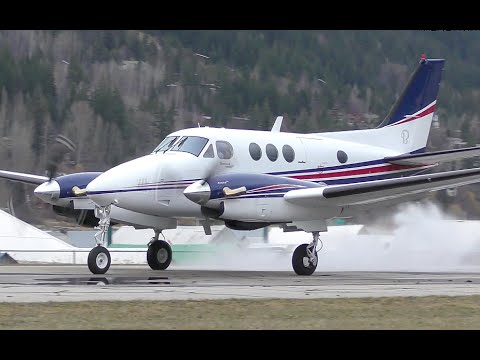 Beechcraft King Air C90 Takeoff