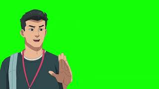 Mark Grayson “I'm gonna watch season 2 way closer” Invincible green screen