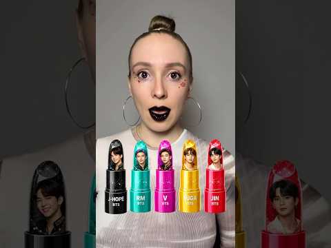 BTS Lipstick Color Check😱🎤#lipstick #challenge #bts #btsarmy #beauty #makeup #shorts