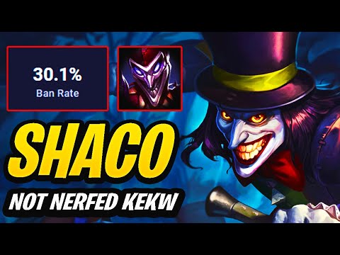 AD SHACO IS STILL NOT NERFED 🥳🥳🥳 (Check Description) | Challenger AD Shaco