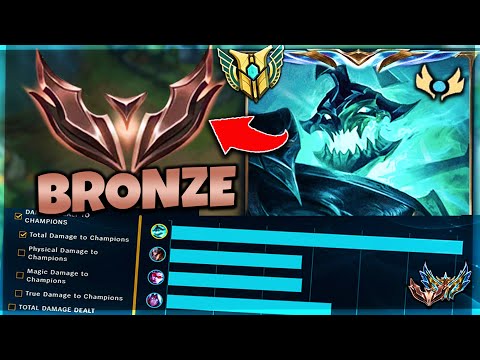 CHALLENGER Hecarim Visits BRONZE Elo HELL || Educational Season 14 Jungling