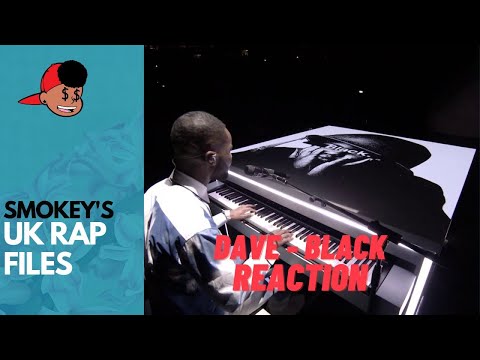 American Rapper First Time Hearing Dave - Black (Live at The BRITs 2020) (UK Rap Reaction)