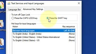 How to Disable / Enable CAPS lock with SHIFT in windows 10