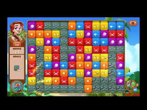 Lost Island Blast Adventure Level 735 NO BOOSTERS - A S GAMING