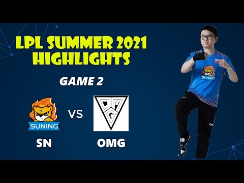 HIGHLIGHTS : SN VS OMG  - GAME 1 - LPL SUMMER 2021- FULL HD 1080