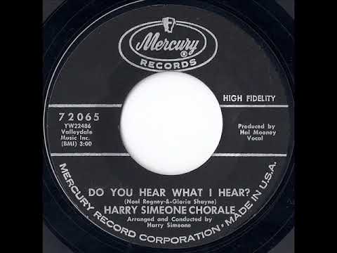 1st RECORDING OF: Do You Hear What I Hear - Harry Simeone Chorale (1962)