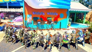 I WAS HIDING FROM ALL OF THEM INSIDE THE TICKET BOOTH!?!?!