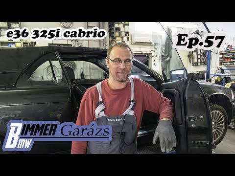Bimmer Garázs Ep. 57 - BMW e36 325i cabrio projekt "Attila imádott autója"