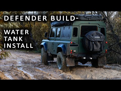 #40 Front Runner water tank install - DEFENDER
