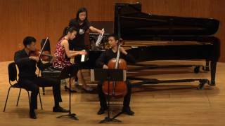 SF Piano Trio Perform Brahms Piano Trio Op  101 Mov.  1