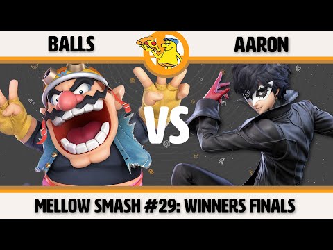 Mellow Mushroom SSBU #29 - Balls (Wario) vs Aaron (Joker/Diddy/Hero/Palutena) Winners Finals