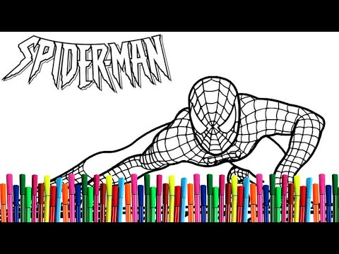 SUPERHEROES Coloring Pages |FOR KIDS| Spiderman