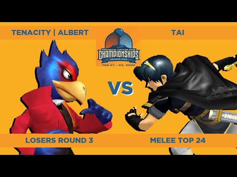 Tenacity | Albert (Falco) vs. Tai (Marth) - Singles Top 24: LR3 | DreamHack Anaheim 2020 SSBM