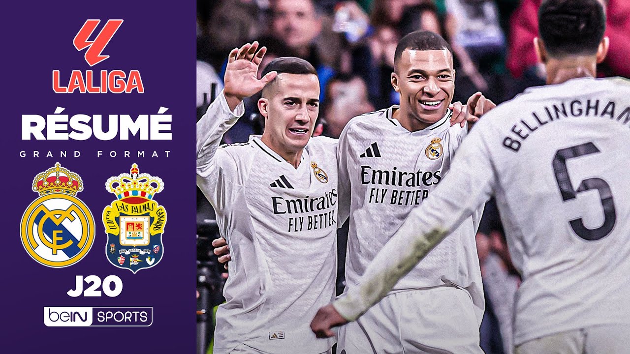 Résumé : MASTERCLASS de Mbappé, le REAL MADRID cartonne LAS PALMAS et prend la tête !