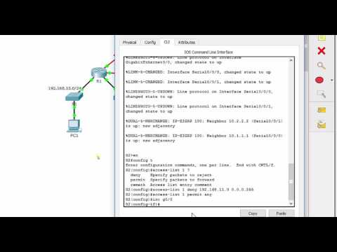 PKT 9.2.1.10 - Configuring Standard ACLs