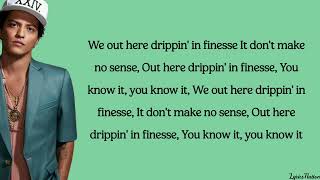 Bruno Mars ft Cardi B - Finesse (lyrics)