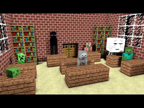 Monster School: GRANNY HORROR GAME CHALLENGE - Minecraft Animations