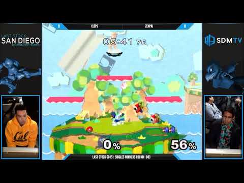 LSSD 151 - Cleps (Samus/Fox) vs. Zenpai (Falco) - SSBM WR1 - Smash Melee