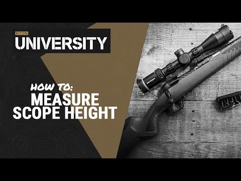 How To Measure Scope Height - Riton University